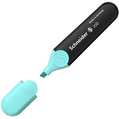 Schneider surligneur Job Pastel turquoise Épaisseurs de trait 1+5 mm Schneider surligneur Job Pastel turquoise Épaisseurs de trait 1+5 mm