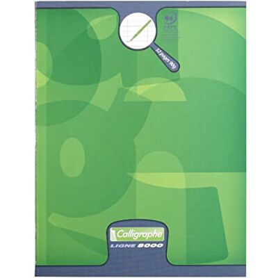 Calligraphe 108704Cpack Un Lot de 20 Cahiers Agrafés Verts (une Marque de Clairefontaine) 17x22 cm 32 Pages Grands Carreaux 4 mm Agrandis 16/16 Papier 90 g Couverture Carte Offset Calligraphe 108704Cpack Un Lot de 20 Cahiers Agrafés Verts (une Marque de Clairefontaine) 17x22 cm 32 Pages Grands Carreaux 4 mm Agrandis 16/16 Papier 90 g Couverture Carte Offset