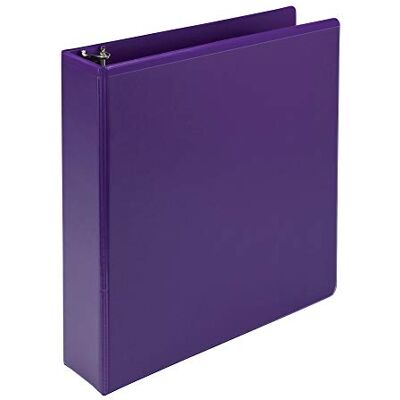 Samsill Anneau rond durable à base de plantes de 5,1 cm, fabriqué aux États-Unis, respectueux de l'environnement, certifié biologique par l'USDA, violet Samsill Anneau rond durable à base de plantes de 5,1 cm, fabriqué aux États-Unis, respectueux de l'environnement, certifié biologique par l'USDA, violet