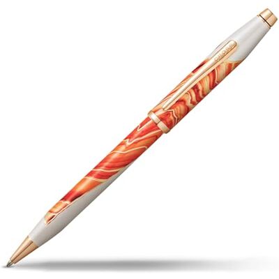 Cross Wanderlust Antelope Canyon – Stylo à bille avec attributs plaqués or 23 carats avec coffret cadeau premium – Stylo à bille rechargeable moyen Cross Wanderlust Antelope Canyon – Stylo à bille avec attributs plaqués or 23 carats avec coffret cadeau premium – Stylo à bille rechargeable moyen