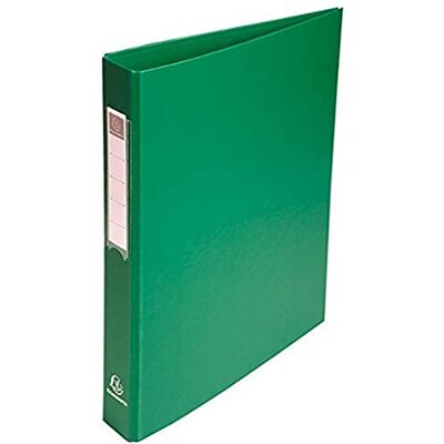 EXACOMPTA Classeur remborde polypropylene 4 anneaux ronds de 25mm sur 3eme de couverture EXACOMPTA Classeur remborde polypropylene 4 anneaux ronds de 25mm sur 3eme de couverture