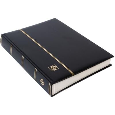 Leuchtturm Album de collection de timbres Comfort Format DIN A4 64 pages blanches Couverture rembourrée Noir Leuchtturm Album de collection de timbres Comfort Format DIN A4 64 pages blanches Couverture rembourrée Noir