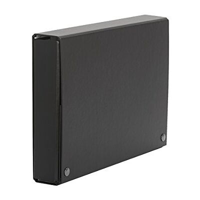 PARDO 878897 Dossiers pour projet avec fermeture à pression Noir 350 x 245 x 50 mm PARDO 878897 Dossiers pour projet avec fermeture à pression Noir 350 x 245 x 50 mm