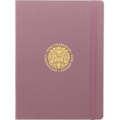 Letts of London King Charles Carnet de couronnement Lilas Letts of London King Charles Carnet de couronnement Lilas