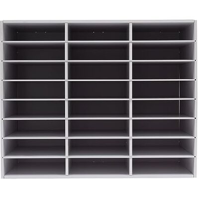 OMGGYER Organiseur de bureau à 24 compartiments en PVC Système de rangement pour documents Pour garder votre bureau propre Blanc OMGGYER Organiseur de bureau à 24 compartiments en PVC Système de rangement pour documents Pour garder votre bureau propre Blanc