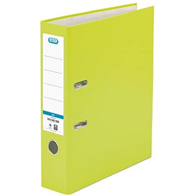 Elba – Classeur rado Top Levier recouvert en polypropylène/papier, Fº, L80 mm, couleur vert Elba – Classeur rado Top Levier recouvert en polypropylène/papier, Fº, L80 mm, couleur vert