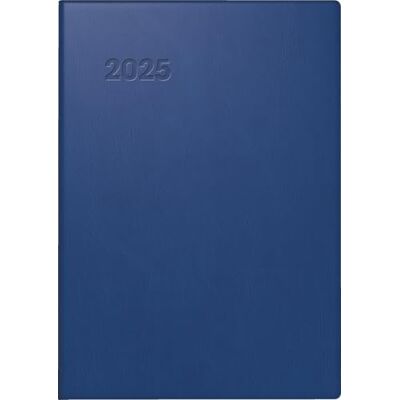 BRUNNEN Agenda de poche modèle 713 (2025), 2 pages = 1 semaine, format A7, 160 pages, couverture en plastique, bleu foncé BRUNNEN Agenda de poche modèle 713 (2025), 2 pages = 1 semaine, format A7, 160 pages, couverture en plastique, bleu foncé