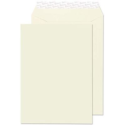 Blake Premium Business C4 324 x 229 mm 120 g/m² Enveloppes Pochettes Bande Adhésive (71653) Huître Tissé Boîte de 20 Blake Premium Business C4 324 x 229 mm 120 g/m² Enveloppes Pochettes Bande Adhésive (71653) Huître Tissé Boîte de 20