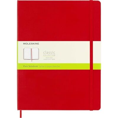 Moleskine CARNET BLANC TRES GRAND FORMAT RIGIDE SCARLET Moleskine CARNET BLANC TRES GRAND FORMAT RIGIDE SCARLET