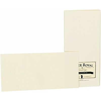 Rössler 2051831008 DL Royal papier vergé avec lot de carte – Chamois Rössler 2051831008 DL Royal papier vergé avec lot de carte – Chamois