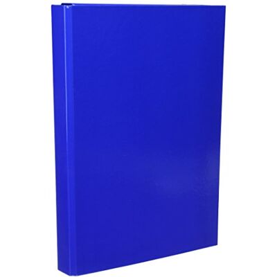Pagna Boîte pour carnets A4 3 X élastique intérieur se plie avec support, Bleu Pagna Boîte pour carnets A4 3 X élastique intérieur se plie avec support, Bleu