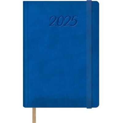 DOHE Samba Agenda 2025 1 jour par page, format A5 (15 x 21 cm), 12 mois de janvier à décembre, couverture rigide en similicuir, planificateur en espagnol, fournitures de bureau Bleu DOHE Samba Agenda 2025 1 jour par page, format A5 (15 x 21 cm), 12 mois de janvier à décembre, couverture rigide en similicuir, planificateur en espagnol, fournitures de bureau Bleu