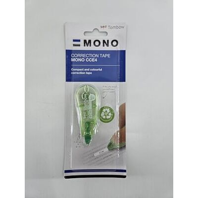 Tombow CT-CCE4 Correcteur frontal Mono CCE 4,2 mm X 6 M, vert Tombow CT-CCE4 Correcteur frontal Mono CCE 4,2 mm X 6 M, vert