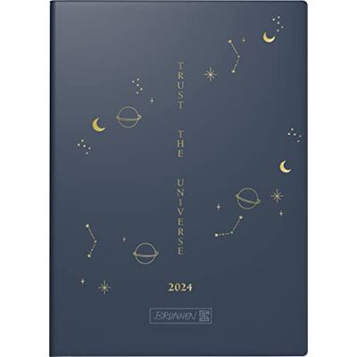 BRUNNEN Wochenkalender, Taschenkalender, 2024, Universe, Modell 731, Grafik-Einband: 2 Seiten = 1 Woche, Blattgröße 10 x 14 cm BRUNNEN Wochenkalender, Taschenkalender, 2024, Universe, Modell 731, Grafik-Einband: 2 Seiten = 1 Woche, Blattgröße 10 x 14 cm
