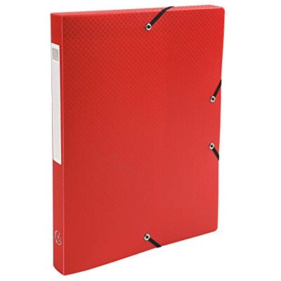 EXACOMPTA Boite de classement exabox dos 25mm polypropylene 7/10e opaque EXACOMPTA Boite de classement exabox dos 25mm polypropylene 7/10e opaque