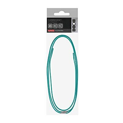 herlitz 50033850 Lot de bandes élastiques pour my.book Flex Turquoise Format A5 herlitz 50033850 Lot de bandes élastiques pour my.book Flex Turquoise Format A5