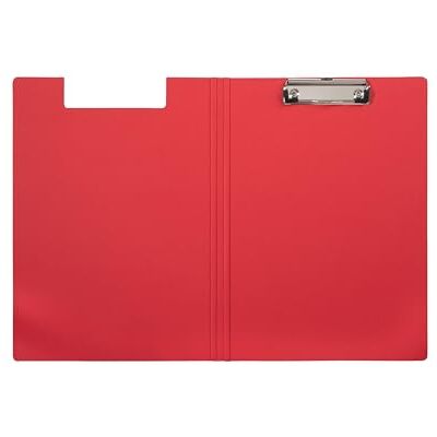 MAUL Porte-bloc A4 rouge balance Carton rigide pince métal argentée prise sûre 80 feuilles, écriture stable nomade, œillet de suspension, profil fin facile à ranger MAUL Porte-bloc A4 rouge balance Carton rigide pince métal argentée prise sûre 80 feuilles, écriture stable nomade, œillet de suspension, profil fin facile à ranger