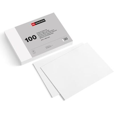 Miquelrius Flashcards, Cartes d’étude, 100 fiches Bristol blanches pour notes, Format 215 x 160 mm, Papier carton offset 200 g/m², Fournitures de bureau et scolaires pour la rentrée Miquelrius Flashcards, Cartes d’étude, 100 fiches Bristol blanches pour notes, Format 215 x 160 mm, Papier carton offset 200 g/m², Fournitures de bureau et scolaires pour la rentrée
