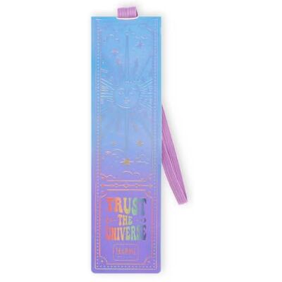 Legami Marque-page avec élastique, en papier certifié FSC, thème Tarot, tient le Sengo et le livre fermé, 4,7 x 17,5 cm Legami Marque-page avec élastique, en papier certifié FSC, thème Tarot, tient le Sengo et le livre fermé, 4,7 x 17,5 cm