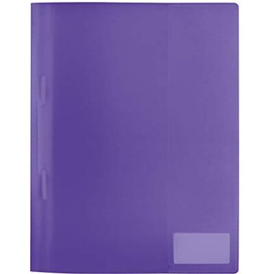 HERMA 19487 Pochette A4 translucide en film polypropylène stable avec étiquette et pochette d'insertion Format A4 Violet HERMA 19487 Pochette A4 translucide en film polypropylène stable avec étiquette et pochette d'insertion Format A4 Violet
