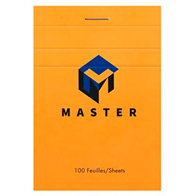 Calligraphe 10707C Un Lot de 10 Blocs Master Agrafés en Tête Oranges (une Marque de Clairefontaine) A7 7,4x10,5 cm 100 Feuilles Petits Carreaux Papier 70 g Couverture Carte Enduite Calligraphe 10707C Un Lot de 10 Blocs Master Agrafés en Tête Oranges (une Marque de Clairefontaine) A7 7,4x10,5 cm 100 Feuilles Petits Carreaux Papier 70 g Couverture Carte Enduite