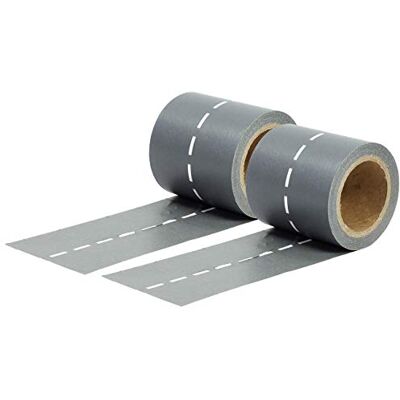 Papierdrachen Lot de 2 rouleaux de ruban adhésif Washi Tape Route Créez votre propre réseau routier avec du ruban adhésif 33 pour enfants et projets de bricolage Papierdrachen Lot de 2 rouleaux de ruban adhésif Washi Tape Route Créez votre propre réseau routier avec du ruban adhésif 33 pour enfants et projets de bricolage