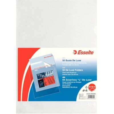 Esselte Enveloppes "L" DE LUXE PPL Antireflet f.to 22 x 30 cm 395084000 Esselte Enveloppes "L" DE LUXE PPL Antireflet f.to 22 x 30 cm 395084000