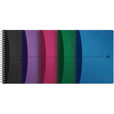 Hamelin Oxford Urban Mix Lot de 5 Cahiers à Spirales 180 Pages à Lignées 7mm Format A5 avec Couverture en Polypro Couleurs Assorties Hamelin Oxford Urban Mix Lot de 5 Cahiers à Spirales 180 Pages à Lignées 7mm Format A5 avec Couverture en Polypro Couleurs Assorties