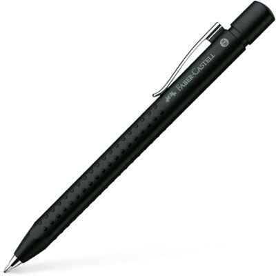 Faber-Castell Grip 2011 Stylo à bille Medium Tip Frost Black, Blue Couleur d'encre Faber-Castell Grip 2011 Stylo à bille Medium Tip Frost Black, Blue Couleur d'encre