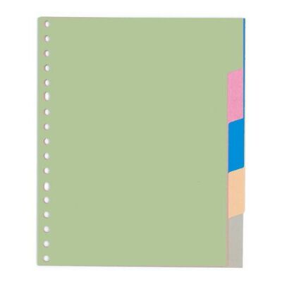 Kangaro P505M Blank Tab Index Plastique Vert, Multicolore intercalaire de classement Kangaro P505M Blank Tab Index Plastique Vert, Multicolore intercalaire de classement