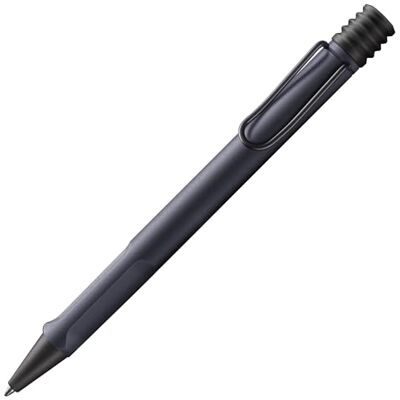 Lamy safari steel black Stylo à bille avec grip ergonomique et largeur de trait M pour une écriture longue et agréable en plastique robuste ASA avec recharge grande capacité M 16 en noir Lamy safari steel black Stylo à bille avec grip ergonomique et largeur de trait M pour une écriture longue et agréable en plastique robuste ASA avec recharge grande capacité M 16 en noir