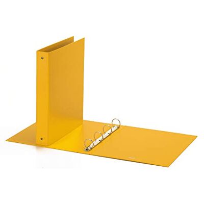 Favorit Classeur 22 x 30 cm, 4 anneaux ronds de 30 mm, jaune Favorit Classeur 22 x 30 cm, 4 anneaux ronds de 30 mm, jaune