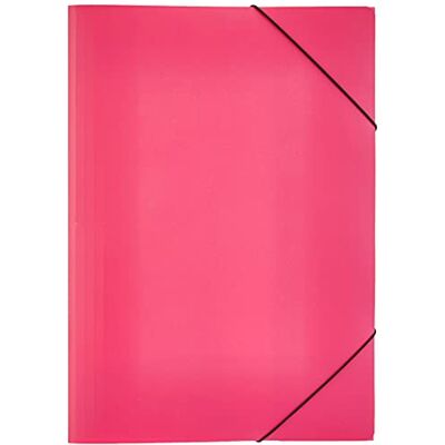 Pagna Chemise à élastique en polypropylène A3, rose foncé translucide Pagna Chemise à élastique en polypropylène A3, rose foncé translucide