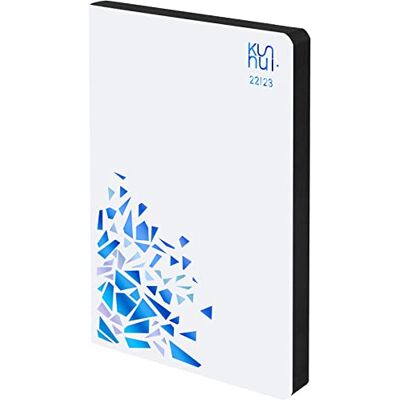 KUNNUI Academic Planner 22-23 Peau reconditionnée Cristal Arctique Affichage hebdomadaire Format A5-15 x 21 cm Langue: Espagnol Anglais 2 rubans d'enregistrement et autocollants KUNNUI Academic Planner 22-23 Peau reconditionnée Cristal Arctique Affichage hebdomadaire Format A5-15 x 21 cm Langue: Espagnol Anglais 2 rubans d'enregistrement et autocollants