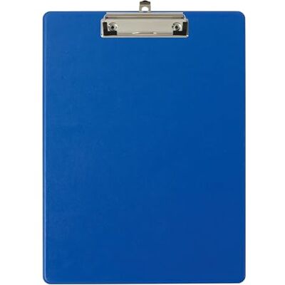 EXACOMPTA Réf. 19292E Carton de 10 porte-blocs à pince avec pochette plastique sur le dos Système d'accroche mural Dimensions : 23 cm x 32 cm pour document format A4 Bleu EXACOMPTA Réf. 19292E Carton de 10 porte-blocs à pince avec pochette plastique sur le dos Système d'accroche mural Dimensions : 23 cm x 32 cm pour document format A4 Bleu