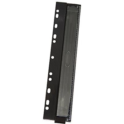 Genie PP-4M Perforatrice à 4 trous pour classer (perforations en métal, avec règle intégrée de 28 cm et bac de récupération), noir Genie PP-4M Perforatrice à 4 trous pour classer (perforations en métal, avec règle intégrée de 28 cm et bac de récupération), noir