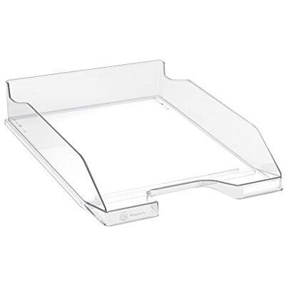EXACOMPTA Réf. 113223D 1 corbeille à courrier COMBO MIDI dimensions utiles 34 x 25 x 6,5 cm pour format A4 + peut contenir 500 feuilles couleur cristal glossy EXACOMPTA Réf. 113223D 1 corbeille à courrier COMBO MIDI dimensions utiles 34 x 25 x 6,5 cm pour format A4 + peut contenir 500 feuilles couleur cristal glossy