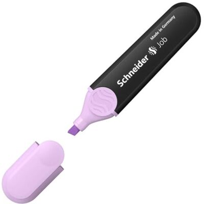 Schneider surligneur Job Pastel lilas Épaisseurs de trait 1+5 mm Schneider surligneur Job Pastel lilas Épaisseurs de trait 1+5 mm