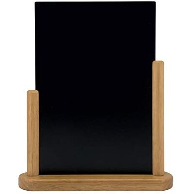 SECURIT Tableau noir élégant Finition laquée Acajou 15 x 21 cm SECURIT Tableau noir élégant Finition laquée Acajou 15 x 21 cm