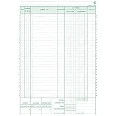 EXACOMPTA Manifold caisse 21 x 29,7 cm 50 feuillets dupli numérotés autocopiants 23550E EXACOMPTA Manifold caisse 21 x 29,7 cm 50 feuillets dupli numérotés autocopiants 23550E