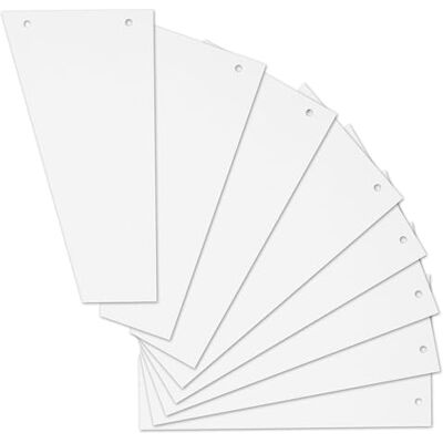 herlitz 10838506 Bande de séparation trapézoïdale 120 x 230 mm Inh.100 Blanc herlitz 10838506 Bande de séparation trapézoïdale 120 x 230 mm Inh.100 Blanc