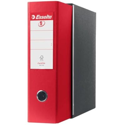 Esselte Eurofile Classeur à levier avec étui Dorso 8 cm Rosso Vivida Esselte Eurofile Classeur à levier avec étui Dorso 8 cm Rosso Vivida