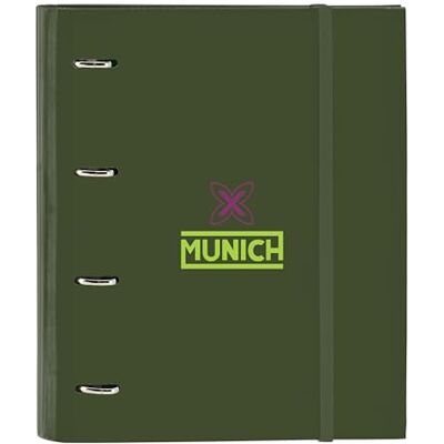 safta Munich Bright Khaki Classeur 4 anneaux de 35 cm avec 100 feuilles A4, idéal pour enfants de différents âges, confortable et polyvalent, qualité et résistance, 27 x 3,5 x 32 cm, kaki, kaki, safta Munich Bright Khaki Classeur 4 anneaux de 35 cm avec 100 feuilles A4, idéal pour enfants de différents âges, confortable et polyvalent, qualité et résistance, 27 x 3,5 x 32 cm, kaki, kaki,