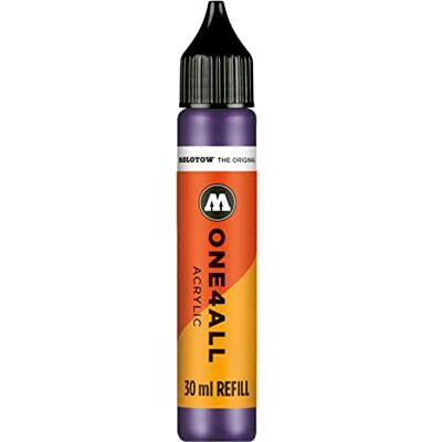 Molotow ONE4ALL Recharge acrylique Couleur 043 Violet foncé 30 ml Recharge d'encre pour marqueur permanent Molotow ONE4ALL Recharge acrylique Couleur 043 Violet foncé 30 ml Recharge d'encre pour marqueur permanent