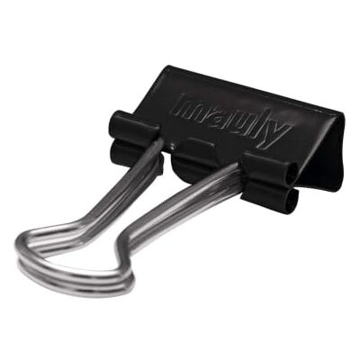 MAUL Pinces foldback y® noir lot 12 métal 32 mm Tenue ferme jusqu’à 130 feuilles, dossiers bien rangés, prise en main confortable, suspension rapide, format compact MAUL Pinces foldback y® noir lot 12 métal 32 mm Tenue ferme jusqu’à 130 feuilles, dossiers bien rangés, prise en main confortable, suspension rapide, format compact