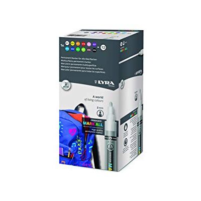 LYRA Graduate Mark All Etui 12 marqueurs ø 2mm couleurs assorties LYRA Graduate Mark All Etui 12 marqueurs ø 2mm couleurs assorties