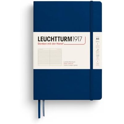 LEUCHTTURM1917 Notes Medium w linie granatowy 342922 LEUCHTTURM1917 Notes Medium w linie granatowy 342922