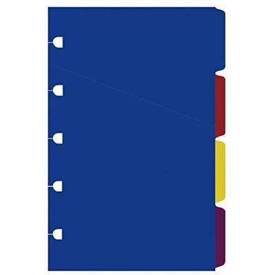 Filofax Pocket Classic Brights Carnet de notes vierges 4 onglets assortis Filofax Pocket Classic Brights Carnet de notes vierges 4 onglets assortis