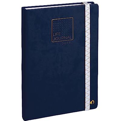 QUO VADIS Carnet dots Life Journal bleu ocean 15X21 2371148Q: Life Journal Persönlicher Kalender QUO VADIS Carnet dots Life Journal bleu ocean 15X21 2371148Q: Life Journal Persönlicher Kalender