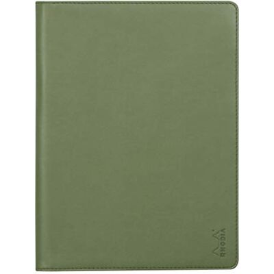 Rhodia 216003C Livret Porte-Bloc et Porte-Documents N°16 Sauge pour Bloc-Notes ou Carnets de Format A5 17,5 x 23,5 cm (14,8x21 cm) Simili Cuir Italien Premium Collection Rhodia 216003C Livret Porte-Bloc et Porte-Documents N°16 Sauge pour Bloc-Notes ou Carnets de Format A5 17,5 x 23,5 cm (14,8x21 cm) Simili Cuir Italien Premium Collection